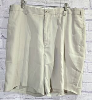 Byron Nelson Tan White Sand Men's Shorts 42 Lightweight Pockets